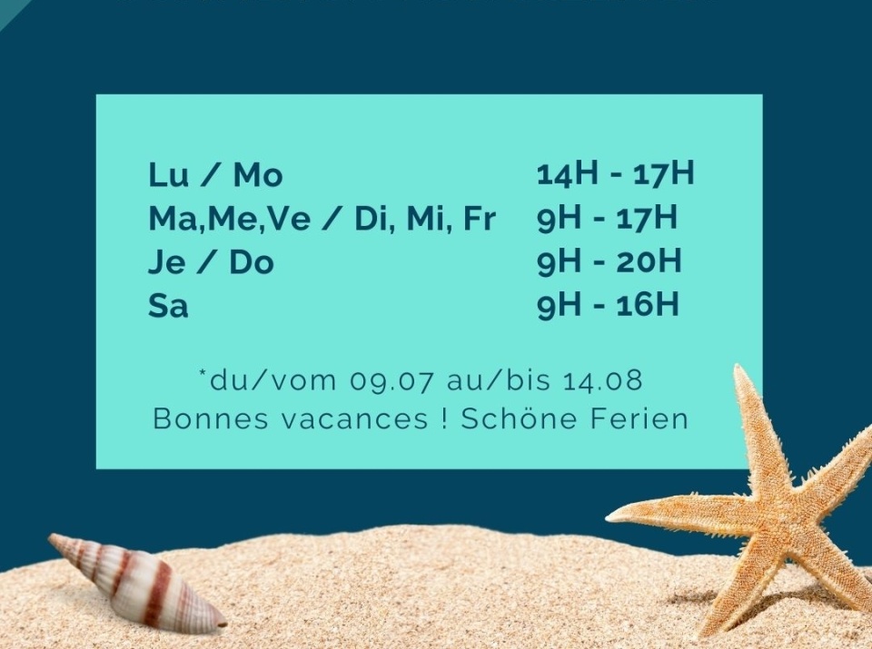 Horaire d'été 2022