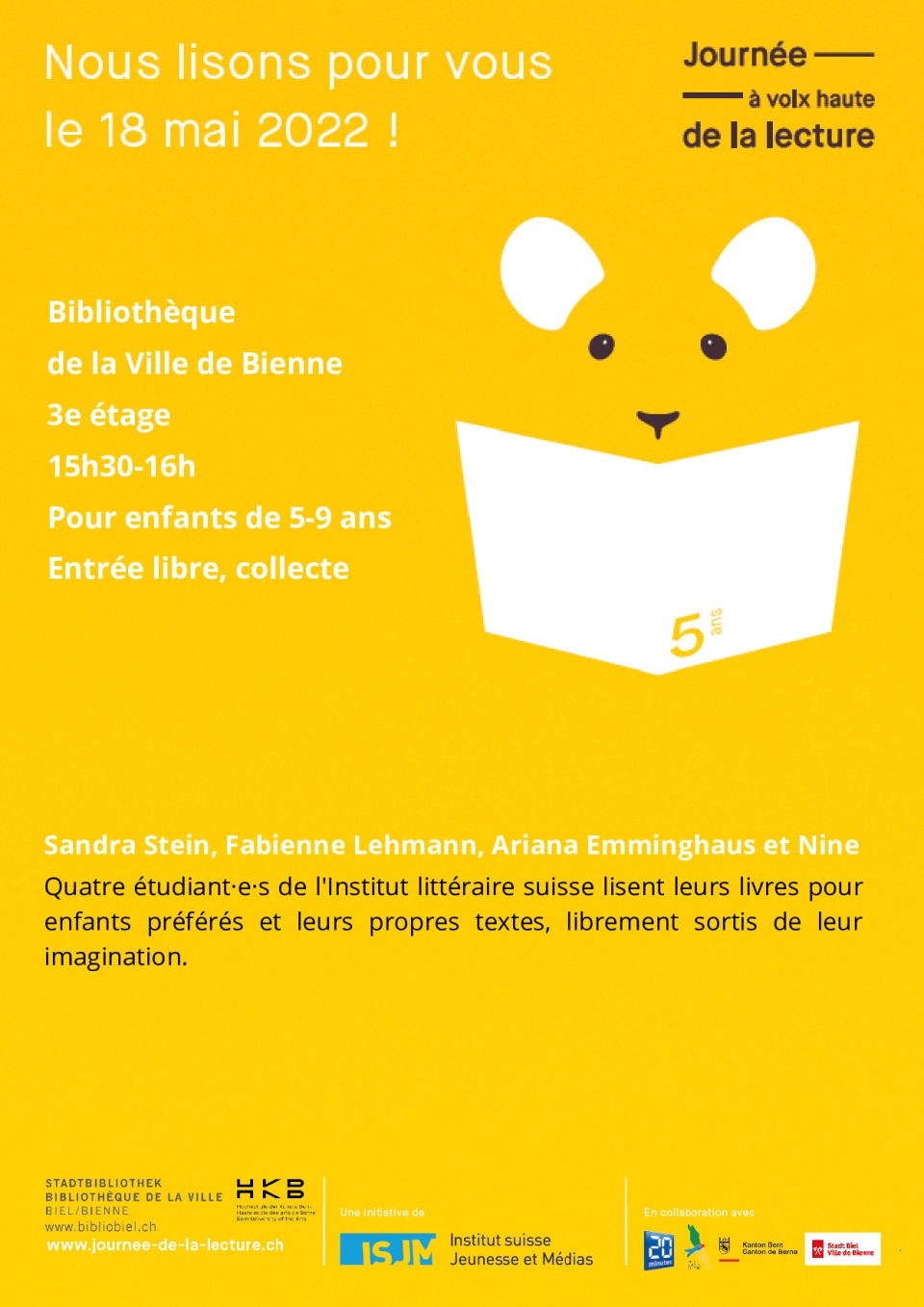 Journée de la lecture à voix haute