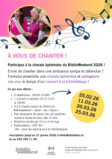 A vous de chanter !