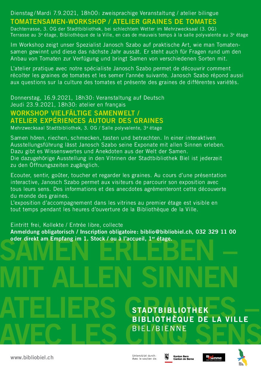 Tomatensamen Workshop