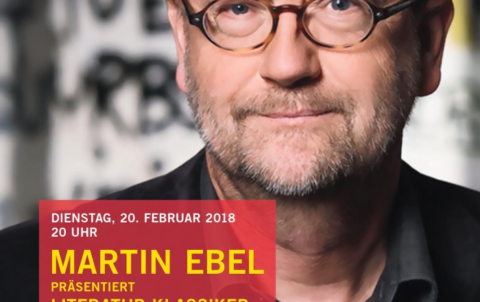 MARTIN EBEL präsentiert Literatur-Klassiker des 21. Jahrhunderts
