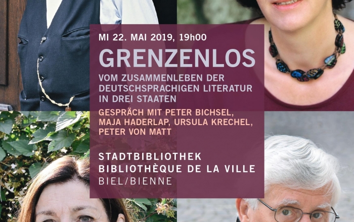 Grenzenlos - mit Peter Bichsel, Maja Haderlap, Ursula Krechel und Peter von Matt