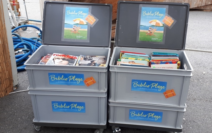 Biblio'Plage en voyage