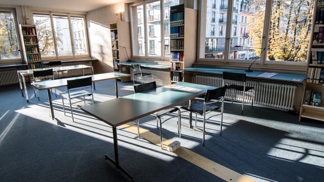 Der Lesesaal (Photo : Marcel Liengme)